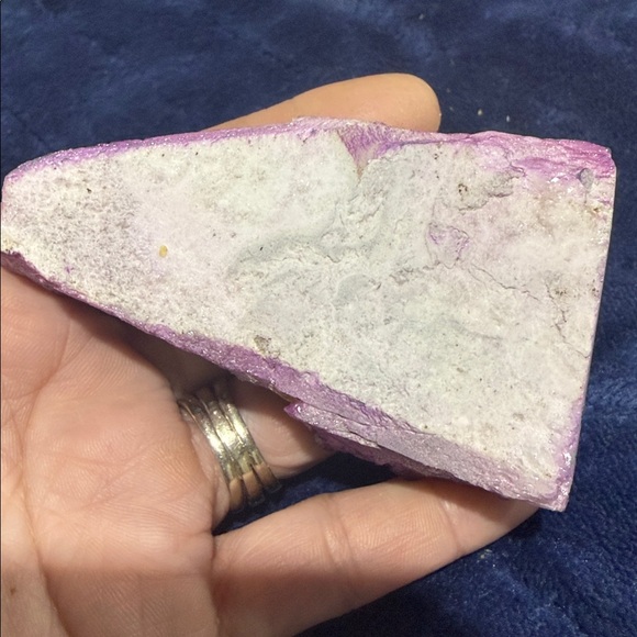 Sparkling Pink Iridescent Crystal Triangle - Picture 5 of 5